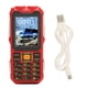 thumbnail image 1 of Teléfono desbloqueado 2G, teléfono móvil multifuncional con doble SIM, botón grande, batería de 16800mAh, teléfono retro para personas mayores, color rojo, 1 of 8