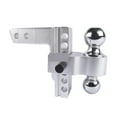thumbnail image 1 of AP03 Adjustable Trailer Hitch Fits 2" Receiver, 6" Drop/Rise Aluminum Drop Hitch -12,500 LBS For Heavy Trucks W/Pair Locks ,Weatherproof Double Locking Hitch Pin, 1 of 6