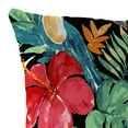 thumbnail image 3 of Jordan Manufacturing 16" x 16" Rani Citrus Black Tropical Square Outdoor Throw Pillow (2 Pack), 3 of 11