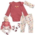 thumbnail image 1 of Set de ropa para muñecas Reborn Baby Dolls 43-56 cm Babyfere Red, 1 of 7
