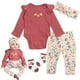 thumbnail image 1 of Set de ropa para muñecas Reborn Baby Dolls 43-56 cm Babyfere Red, 1 of 7
