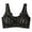 Black, variant on Women's Front Closure High-Quality Bra with Breathable Fabric, Gathered Cups for Enhanced Shape, Comfortable and Supportive for Daily Use,Complexion 34