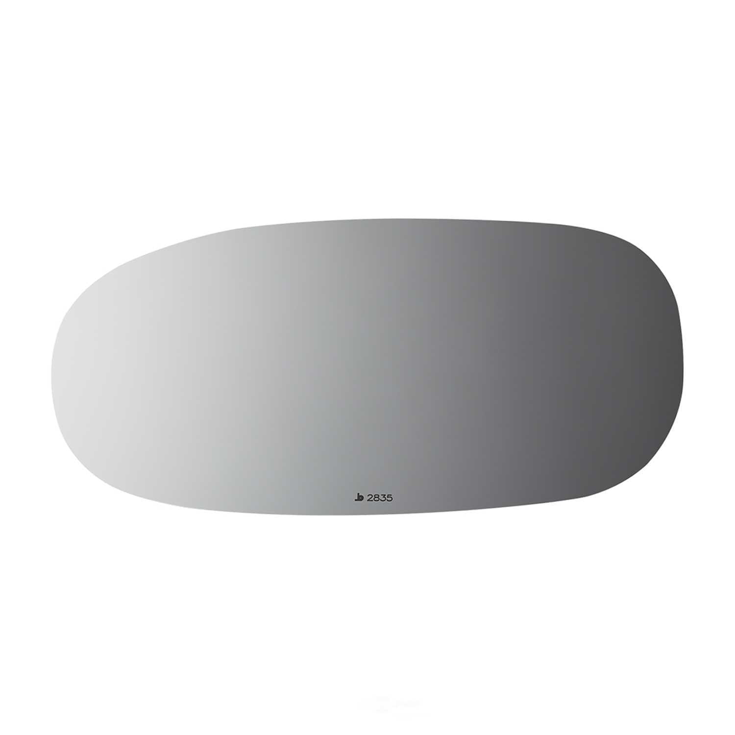 Burco Side View Mirror Replacement Glass - Clear Glass - 2835