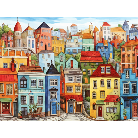 jigsaw puzzles 500 pieces Seaside Village Italy Venice Hotel wooden Challenging Puzzle Perfect for Game Nights 20.4'' x 14.9''