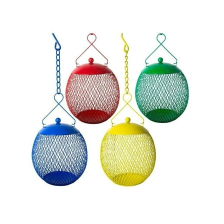 EnDarius-Set of 4 Squirrel Proof Bird Feeders for Outside