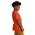 thumbnail image 3 of Hanes Beefy-T Boy`s T-Shirt, M, Orange, 3 of 3