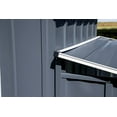 thumbnail image 3 of Arrow Sheds 10' x 5' Galvanized Steel 3-in-1 Pad-Lockable Outdoor Utility Storage Shed, AnthraciteArrow Sheds 10' x 5' Galvanized Steel 3-in-1 Pad-Lockable Outdoor Utility Storage Shed, Anthracite, 3 of 25