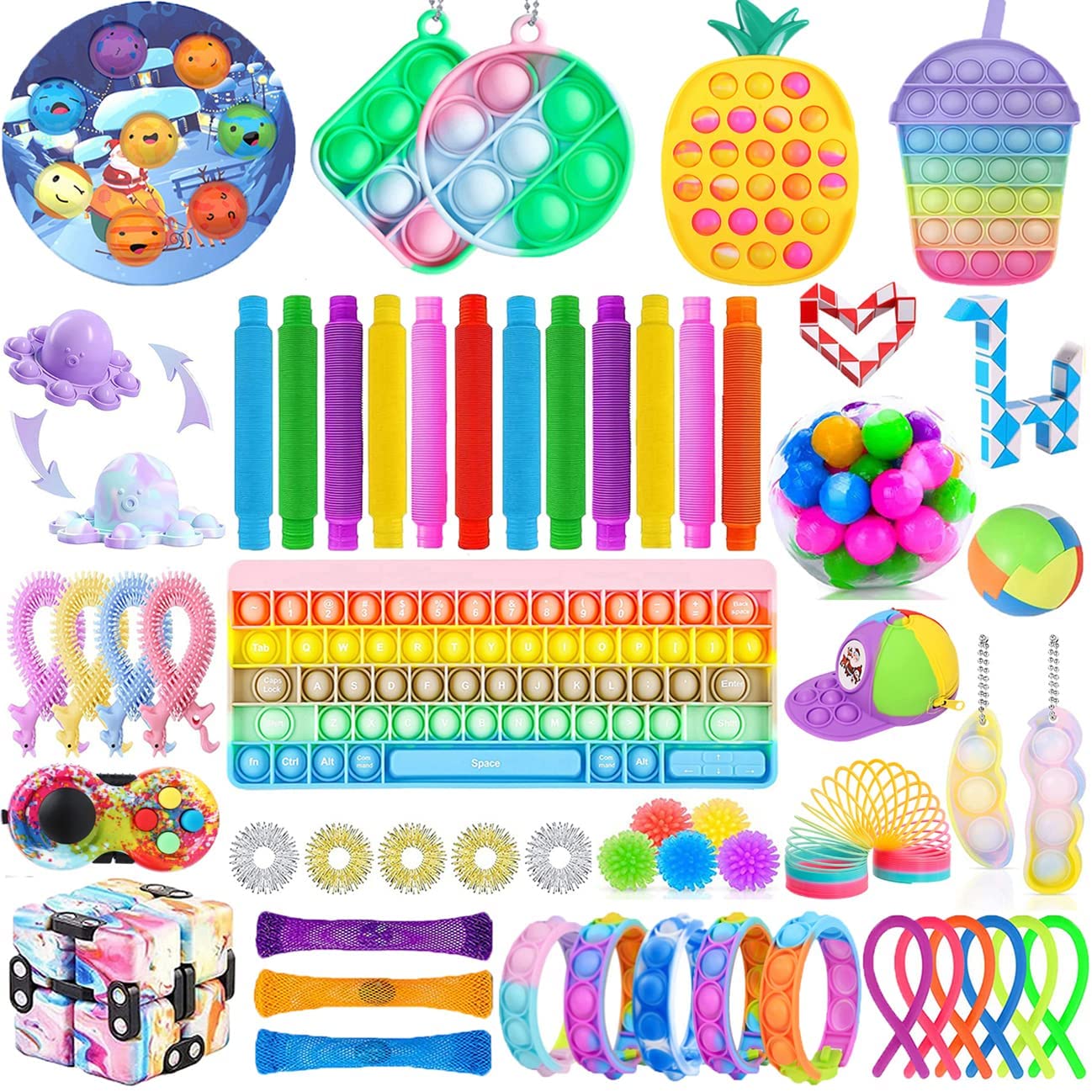 Fidget Pack Fidget Toy Set Fidget Toys Pack, Fidget Toy Pack Cheap with