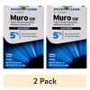(2 pack) Muro 128 5% Sodium Chloride Hypertonicity Ophthalmic Ointment, from Bausch + Lomb, 2 x 0.125 Oz (7 g total)