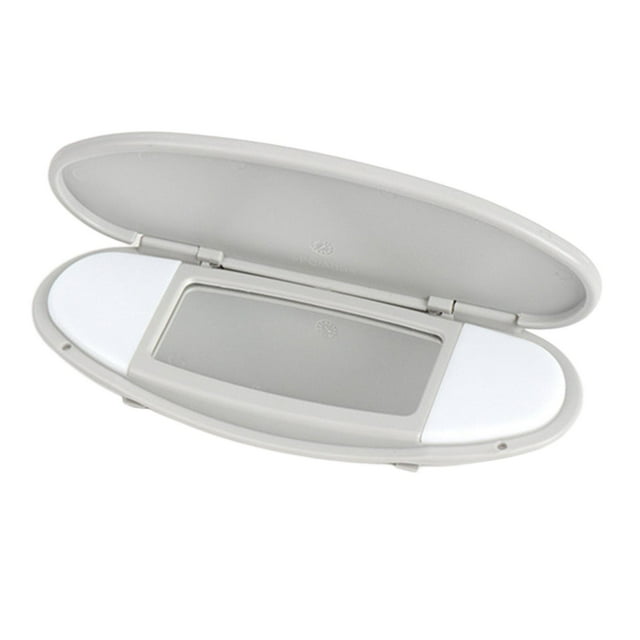 koolsoo Sun Visor Mirror Frame Cover Plate for MINI R55 R56 R60 2007-2014 Grey