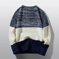 thumbnail image 4 of Vedolay Sweaters for Men Cute Graphic Loose Tunic Shirt Casual Pullover Sweaters Navy,XL, 4 of 5