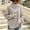 Beige, variant on Women's Mock Neck Sweatshirt Tunic Pullover with Chest Pocket, Oversized Loose Fit Fleece Top Side Slits for Fall Winter Casual Everyday