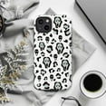 thumbnail image 6 of Ghost Face Leopard Print Phone Case, Funny Horror Movie Aesthetic Cover for iPhone 17 16 15 14 13 12 11 Pro Plus Mini, 6 of 6