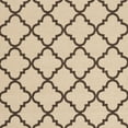 thumbnail image 6 of SAFAVIEH Beach House Nima Trellis Indoor/Outdoor Area Rug Cream/Brown, 5'3" x 7'6", 6 of 7