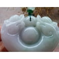 thumbnail image 3 of Certified Green Pale Lavender Burma 100% Natural A Jade jadeite Pendant Dragon Bead Necklace 662843 TN, 3 of 10