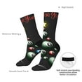 thumbnail image 4 of Pofeuu Happy New Year1 Print Crew Socks, Adult Running Hiking Socks for Youth and Adult, 4 of 6