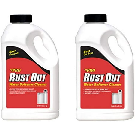 

Rehou RO05B Rust Out Water Softener Cleaner and Iron Remover 4.75 lb. Bottle 2 Pack 2 Count