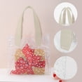 thumbnail image 2 of Unique Bargains Star Design Reusable Gift Bag for All Occasions 1 Pc Beige Clear Small, 2 of 5