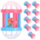 thumbnail image 1 of 10pcs Hámster Toy Sound Toy para hámster cilindro bola de tigas de indias tocad, 1 of 6