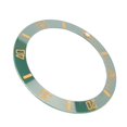thumbnail image 1 of Bezel Insert Protective , Clear Scale Prevent Scratches Ceramic Watch Bezels Insert  For Perfect Fitment White Character Black Back,Gold Character Black Back,White Character Green, 1 of 8