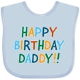 thumbnail image 3 of Inktastic Happy Birthday Daddy Boys or Girls Baby Bib, 3 of 4