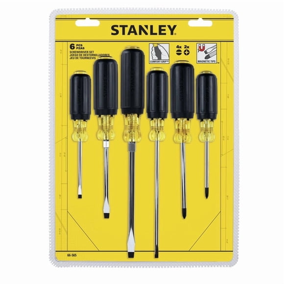Juego de destornilladores Stanley Surtido de 6 piezas