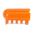 thumbnail image 3 of Zentra Crochet yarn guide ring, finger support, heavy-duty, knitting thimble, accessory orange, 3 of 10
