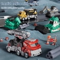 thumbnail image 5 of Nilvkv Engineering Vehicle Toy, Press and Go Car Mods Dump Truck, Excavator, Road Roller, Construction Trucks Gifts for Boys Girls Beach Sandbox Play, 5 of 8