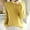Yellow, variant on ZSQDM Warm Sweaters for Women WoMen's Hoodless Sweatshirt Light Sweaters for Women Crew Neck Lightweight Soft Knitted Pullover Knitted Blouse WoMen's Blended T-Shirt(M）