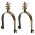 Western Spurs Rust Proof Toxic Free Vintage Zinc Alloy Horse Spurs with