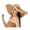 Khaki, variant on Xinwanna Women Straw Hat Wide Brim Breathable Lightweight Sun Protection Hat with Lace-up Bowknot Decor Sun Hat (White)