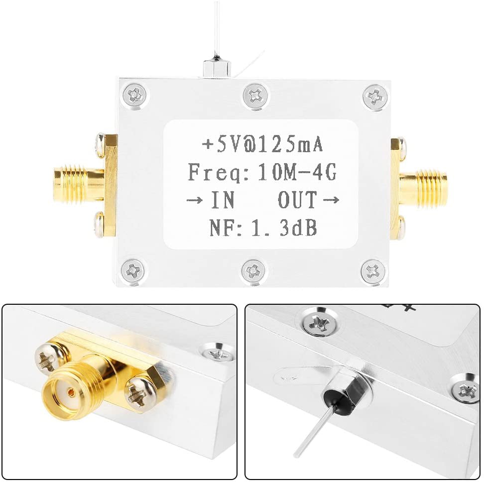 0.01-4GHZ 21DB LNA Premium Ultra Bandwidth Low Noise Amplifier Module Board 