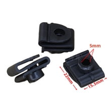 Raindrops 20pcs Bumper Cover Retainer Clips Plastic U Nut Fasteners Automotive Body Panel Mounting Hardware for Car Splash Guard Installation