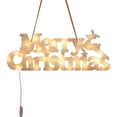thumbnail image 2 of Garland Decor Merry Christmas Letter Lights Merry Christmas Letter Lights Hanging LED Garland Decor Christmas Decoration Lights For Courtyard Door Christmas Tree, 2 of 8