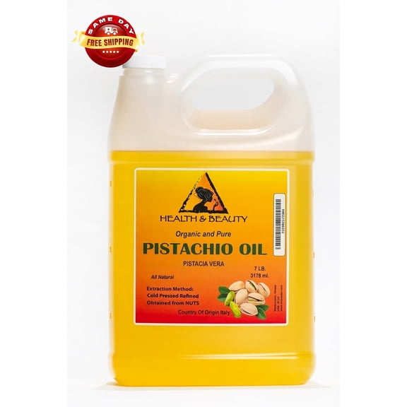 Pistachio oil refined organic carrier cold pressed premium fresh 100% pure 7 lb