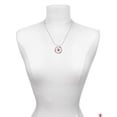 thumbnail image 3 of Delight Jewelry Silvertone Small 3-D Red Present Box with Bow Laugh Ring Charm Necklace, 18", 3 of 4