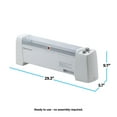 thumbnail image 4 of Comfort Zone Electric Baseboard Space Heater with Adjustable Thermostat, White, 4 of 7