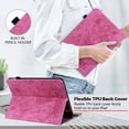 thumbnail image 4 of FJLBDE Case for Samsung Galaxy Tab A 9.7 Inch 2015 SM-T550 T555, PU Leather Cover Flip Folio Stand Card Slot, Rose, 4 of 7
