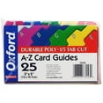thumbnail image 2 of Oxford Card Guides, Alpha, 1/5 Tab, Polypropylene, 3 x 5, 25/Set -OXF73153, 2 of 2