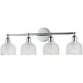 thumbnail image 2 of Maxim 11324CLPC Hollow 4-Light Bath Vanity Wall Light, Polished Chrome, 2 of 3