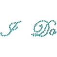 thumbnail image 3 of Unik Occasions Rhinestone I Do Classic Wedding Shoe Stickers, Baby Blue, 3 of 3