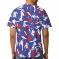 thumbnail image 2 of OUSIMEN Men's short-sleeved printed T-shirt, 2 of 7