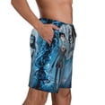 thumbnail image 3 of Corpse Bride Men's Swim Trunks Quick Dry Beach Board Shorts with Pockets Mesh Lining Bathing Suits, 3 of 7