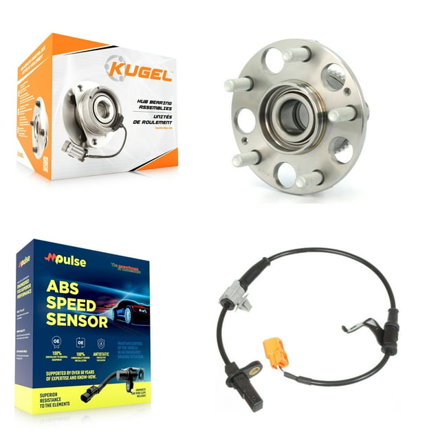 Kugel Rear Wheel Hub Bearing and ABS Sensor Kit for Car Acura TL with Harness - Left Right Side (Driver Passenger) K7S-100560