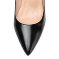 thumbnail image 3 of Lavinia - Women's Elegant & Sexy Pointed Toe Slip on Pumps with 4" Stiletto High Heels. Handmade to perfection. Size 7, 3 of 6