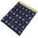 thumbnail image 5 of Bolsa de almacenamiento de teléfonos celulares colgantes de la pared bolsas colgantes de múltiples bolsos para casa en el aula (azul), 5 of 6