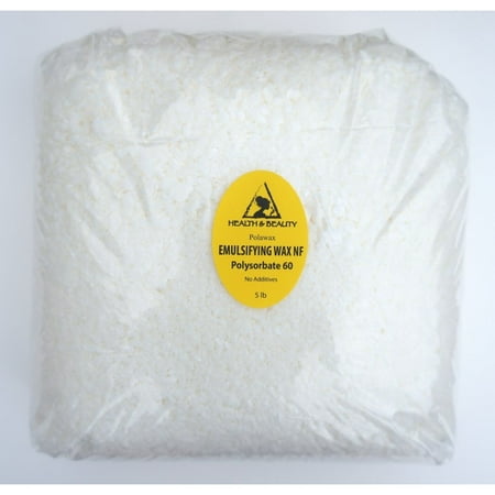 Emulsifying Wax - EMULSIFYING WAX NF POLYSORBATE 60 PURE POLAWAX 5 LB