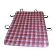 thumbnail image 2 of MERIGLARE Coussin de Lit de Positionnement avec Poignées Tissu Coulissant pour Aînés pour Soignant Aînés Carreaux Rouges 90x120cm, 2 of 9
