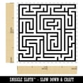 thumbnail image 2 of Labyrinth Maze Puzzle Game Self-Inking Rubber Stamp Ink Stamper - Fuchsia Ink - Small 1 Inch, 2 of 7