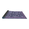 thumbnail image 2 of Ahgly Company Indoor Square Oriental Blue Modern Area Rugs, 8' Square, 2 of 4